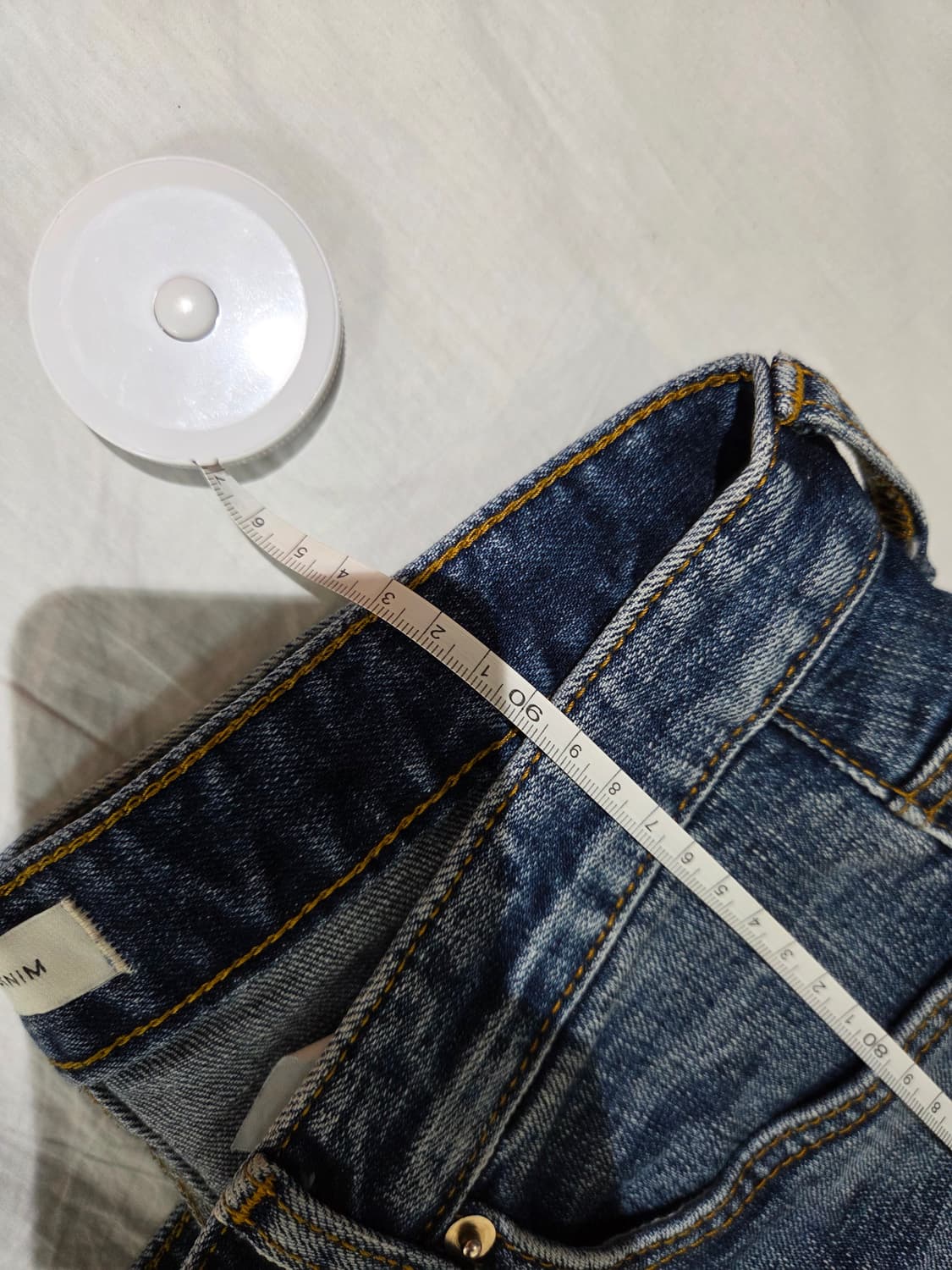 브랜디드 1980 크림슨 진 (크롭 슬림) 상품이미지8