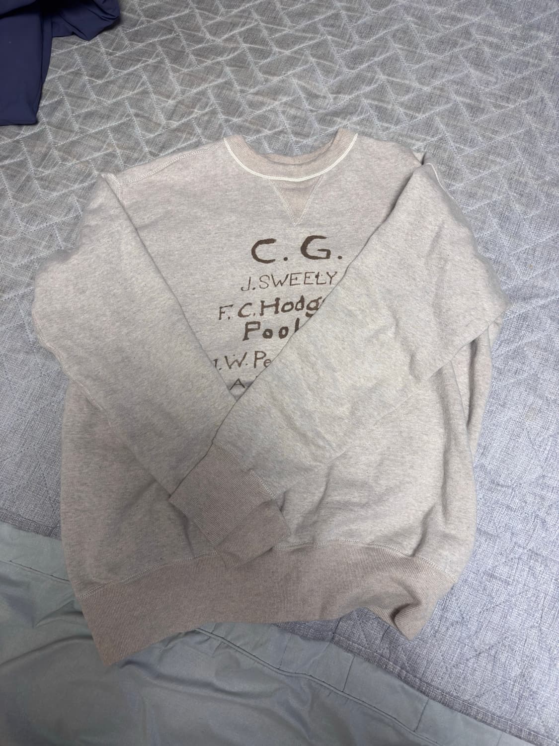 웨어하우스 403 스웻셔츠 오트밀 44 사이즈 상품이미지2