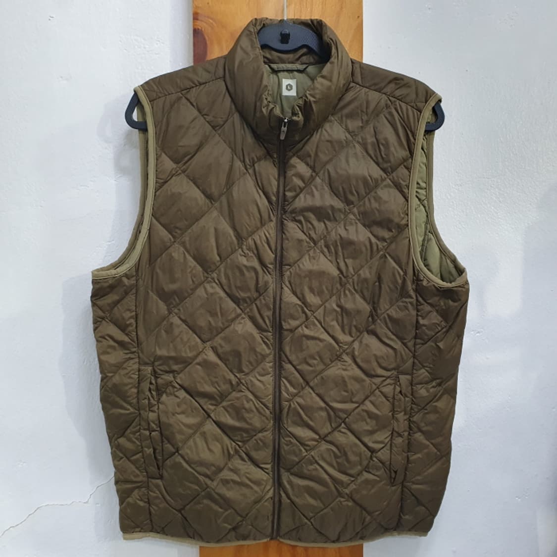 카키색 다운패딩조끼(100) 상품이미지1