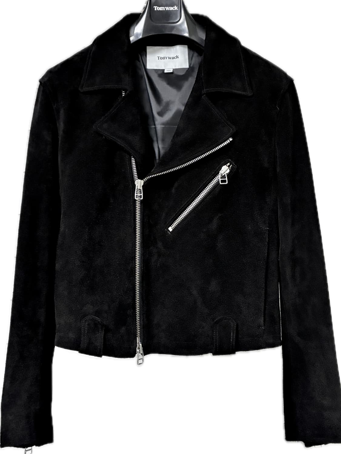 [TONYWACK] 스웨이드 바이커 자켓 블랙 (M) 상품이미지4
