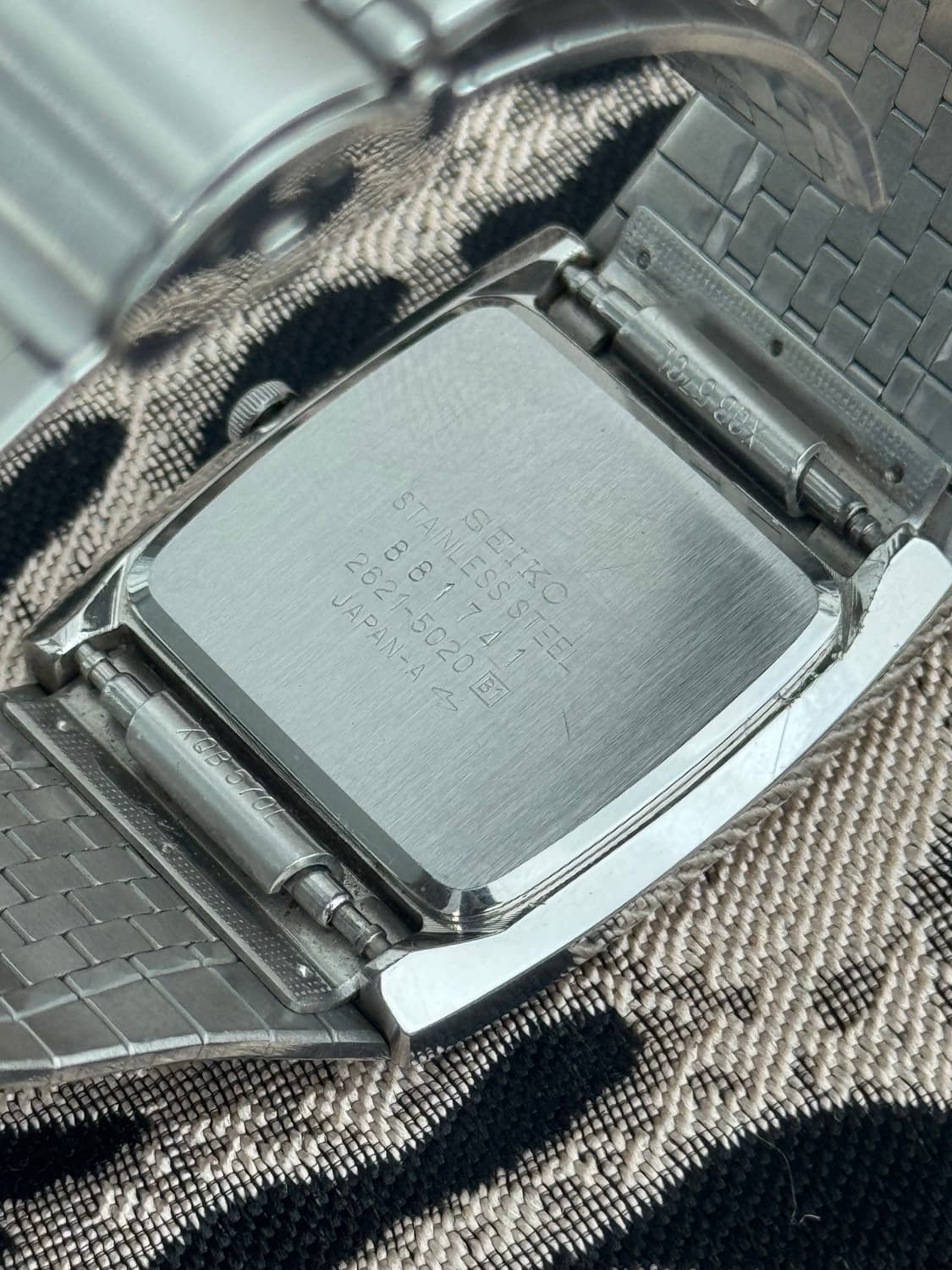 70s 빈티지 세이코 스퀘어 쿼츠 상품이미지6