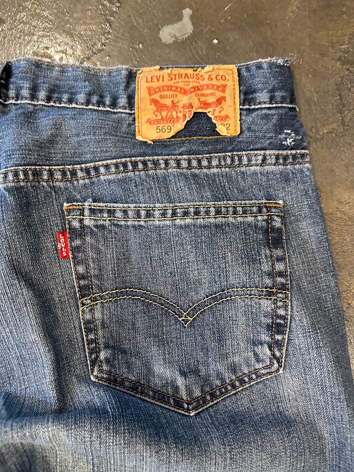 00s Levis 리바이스 569 W34 L32 상품이미지5