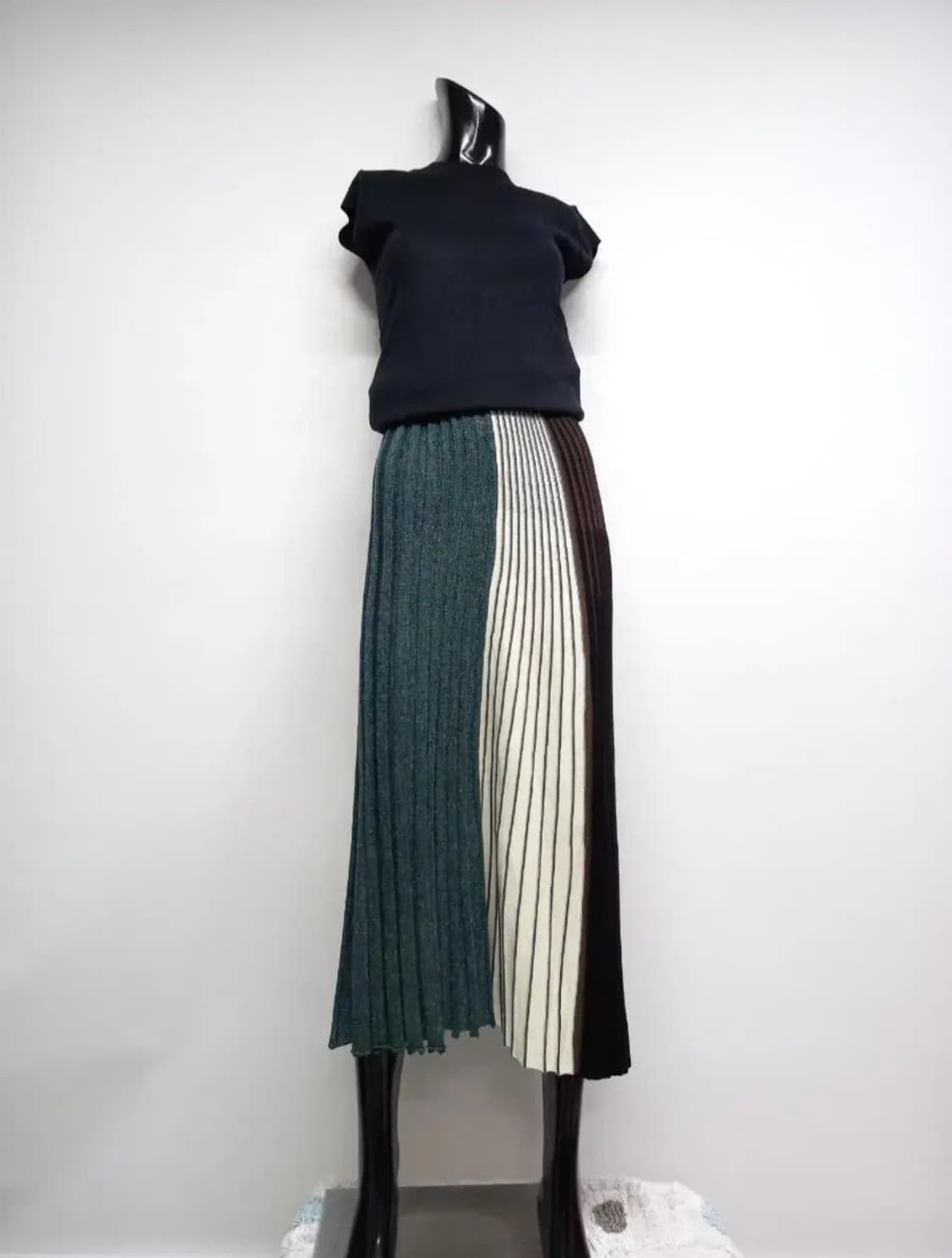 새 타임 춘추 니트 플리츠 롱스커트 F 상품이미지9