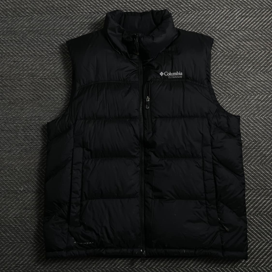컬럼비아 USA 투웨이 구스다운 베스트 블랙y 4390 상품이미지2