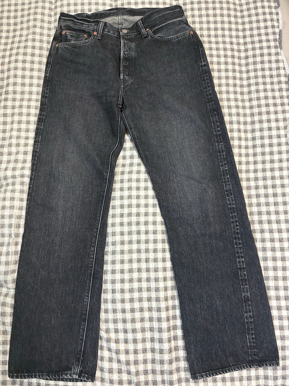 슈가케인 1947 black hard wash 31/31 사이즈 팝니다. 상품이미지1