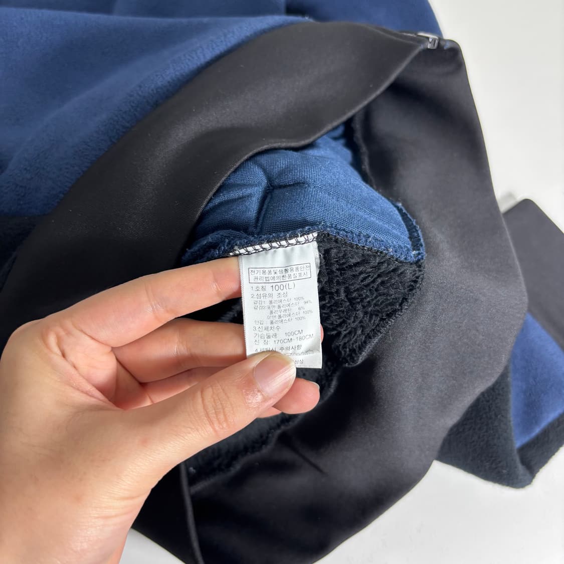 100 L 노스페이스 검곤 나그랑 안감보아털 플리스자켓 상품이미지5