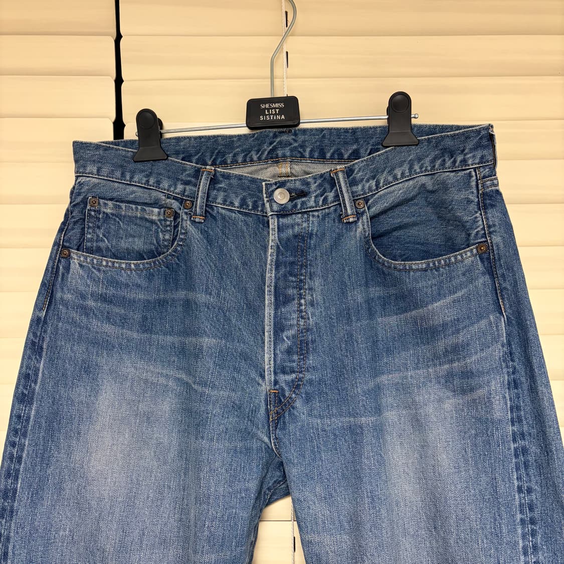 아프레쎄 A.PRESSE 워시드 데님 팬츠 E 굿페이드 34/27 상품이미지3