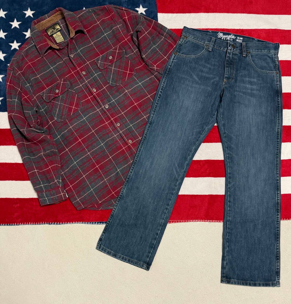 Field&Stream플란넬셔츠 빈티지플란넬셔츠 워크웨어 헤비플란넬셔츠 상품이미지10