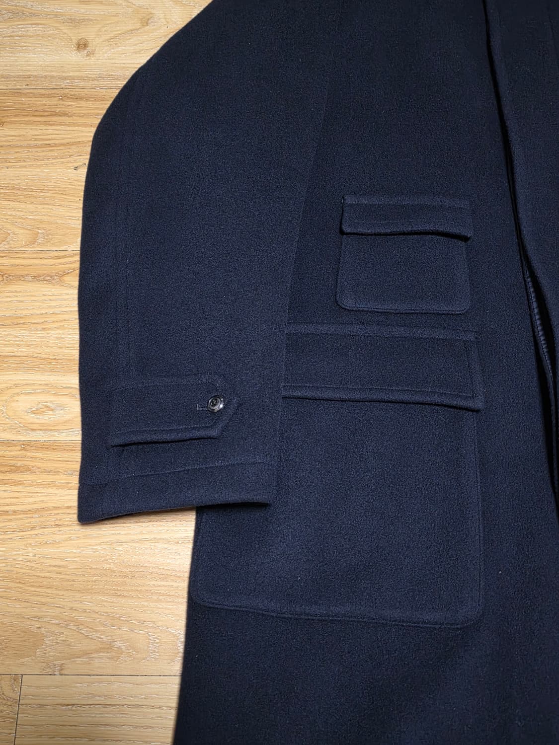 44size택포140만)24fw캡틴선샤인 트래블러 코트 네이비 상품이미지4