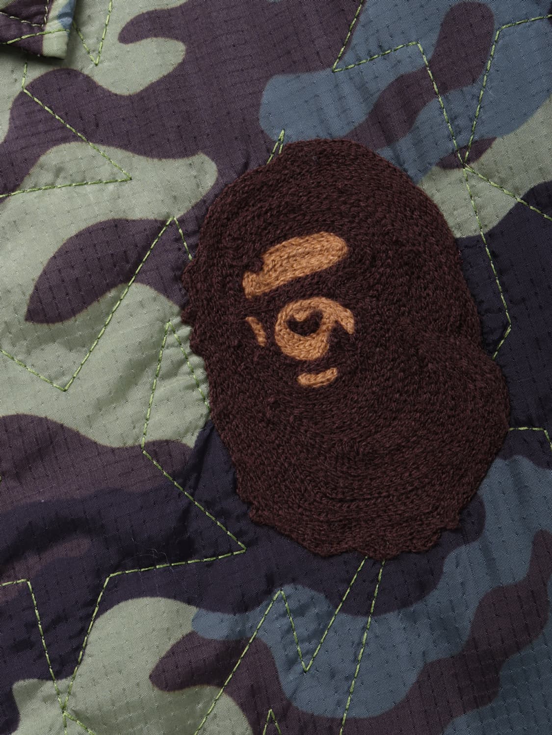A BATHING APE 00s Camo Quilted Jacket 상품이미지7