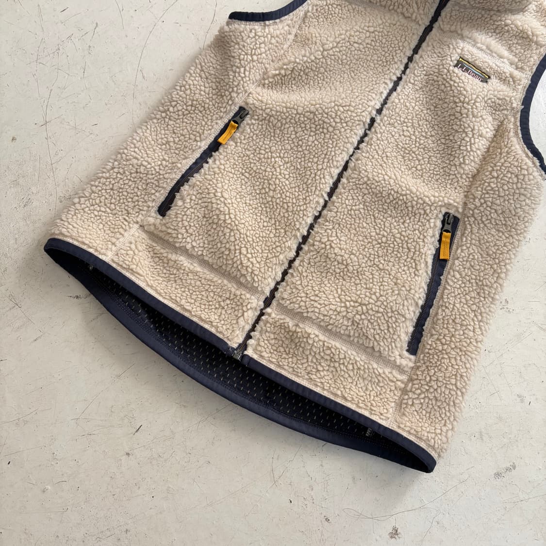 엘엘빈 빈티지 쉐르파 플리스 베스트 S-M 상품이미지3