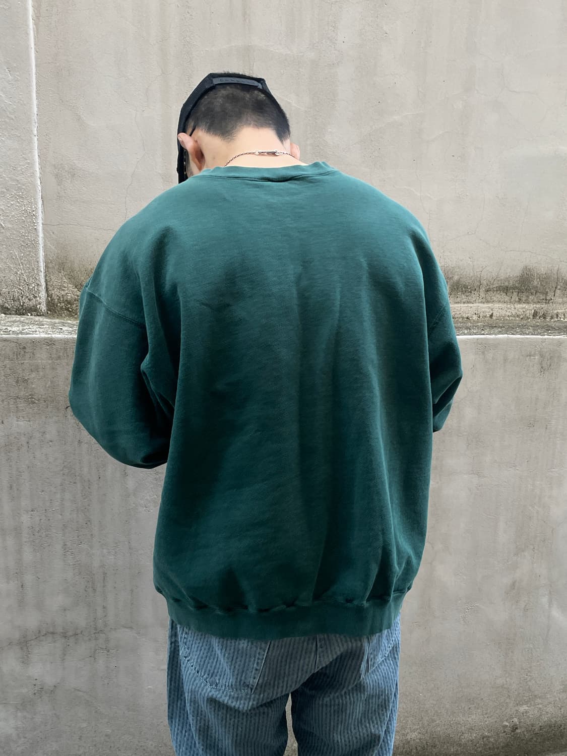 USA Made)90s Nike Swoosh Forest Green 상품이미지8