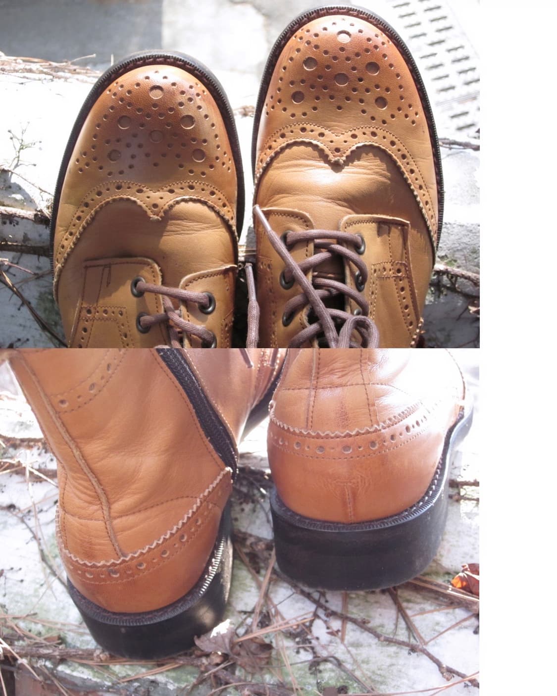 도쿄 브라운 레더부츠 상품이미지3