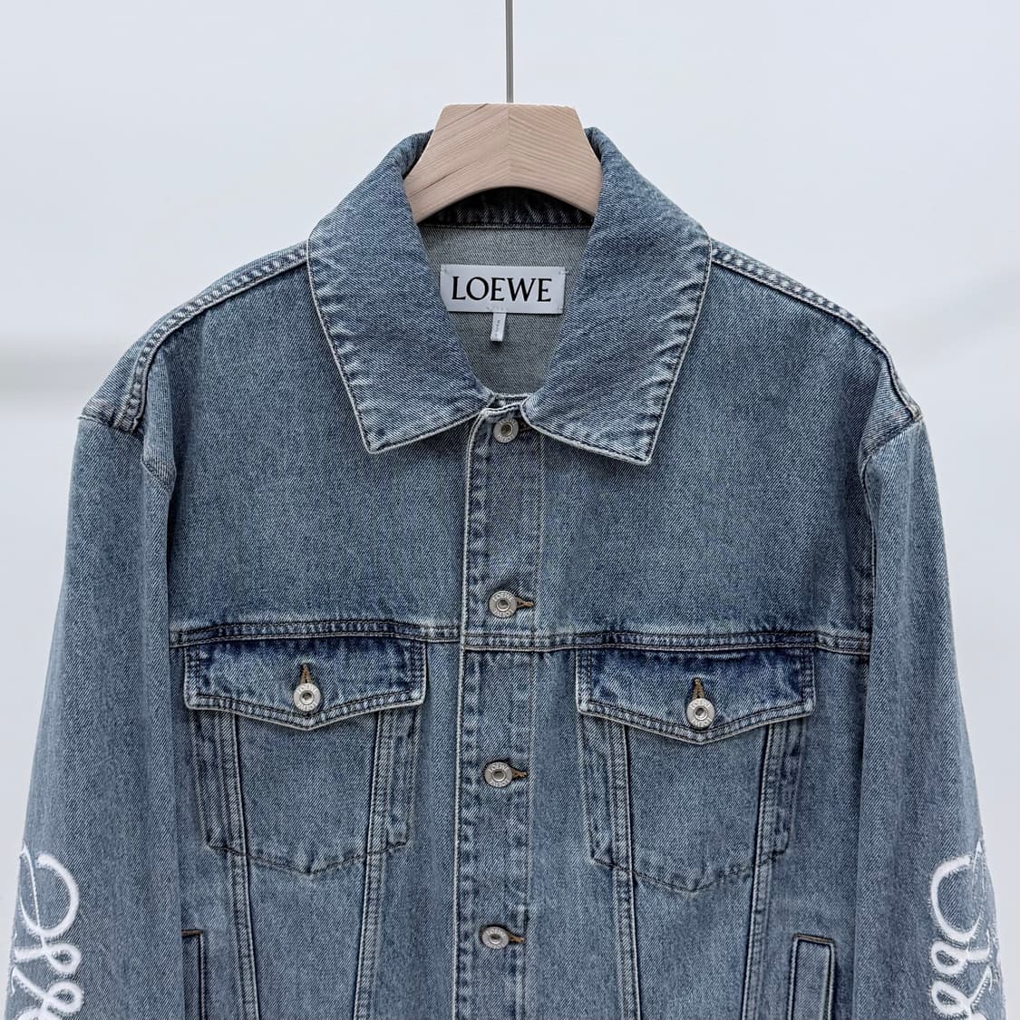 [S+급/50] 로에베 아나그램 데님 청자켓 상품이미지2