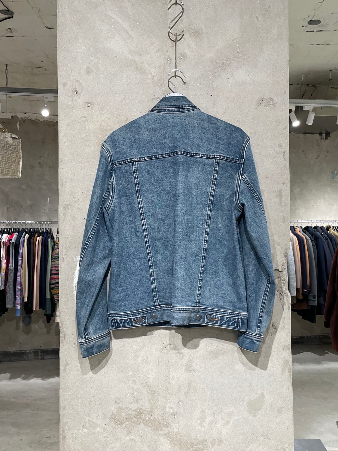 아페쎄 중청 트윈 포켓 데님 자켓 상품이미지6