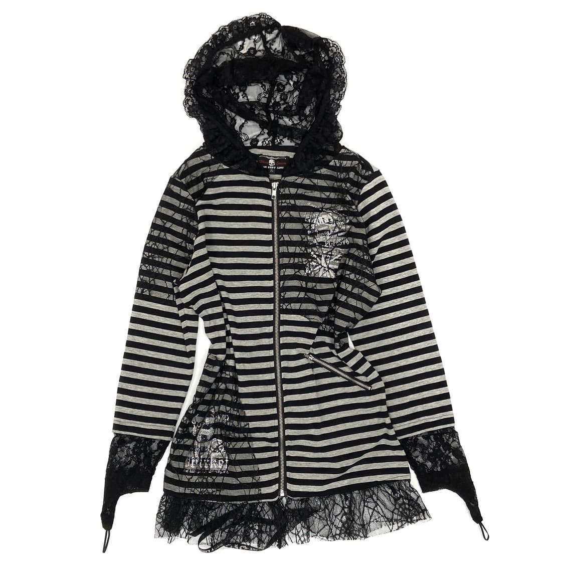 Blood Storm 스트라이프 레이스 집업 상품이미지8