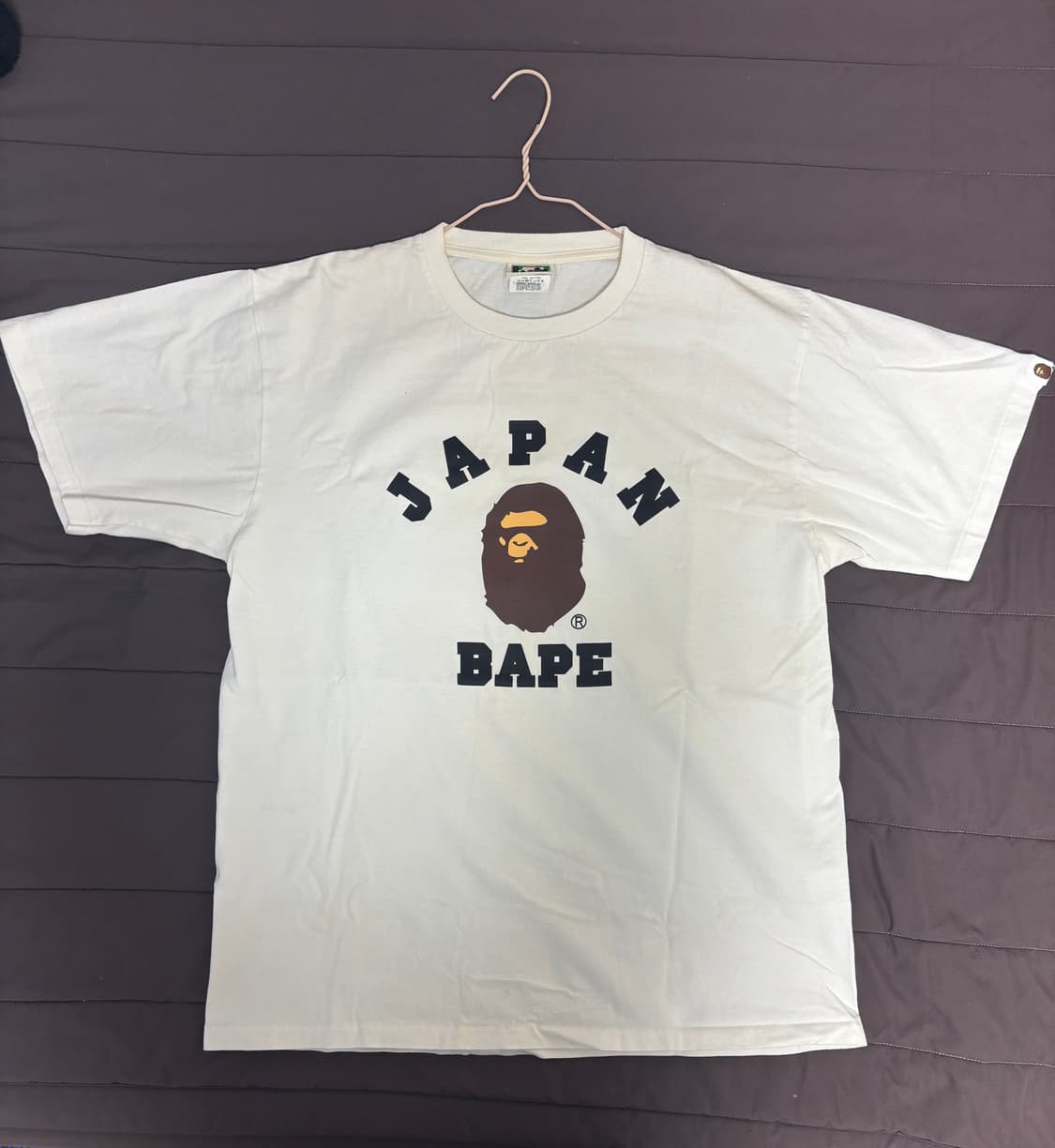 베이프 재팬 컬리지 시티 티셔츠 화이트 상품이미지1