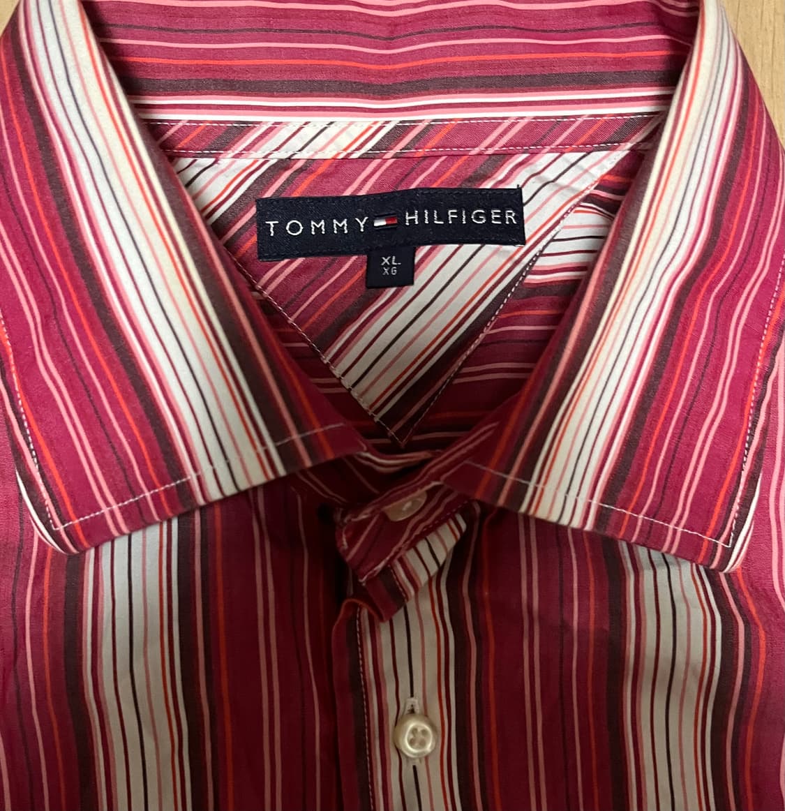 타미힐피거 남성 스트라이프 셔츠 XL 상품이미지2