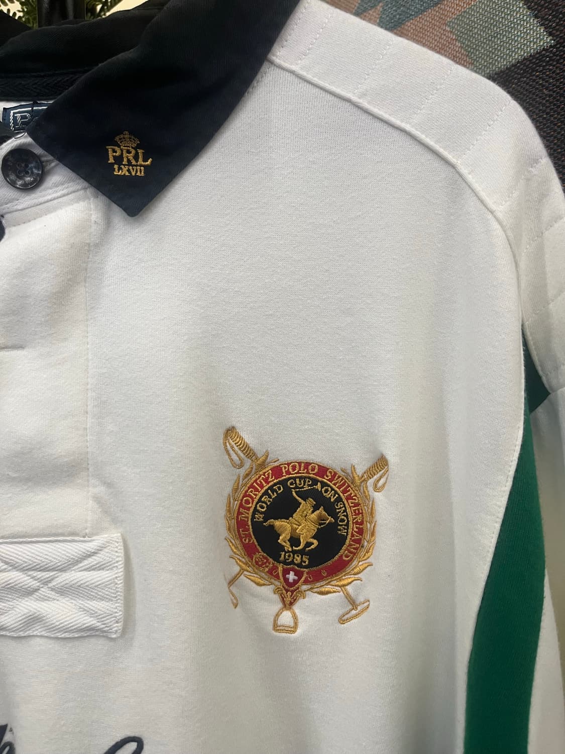 폴로 랄프로렌 스위스 생모리츠 2012 월드컵 온 스노우 럭비 긴팔 셔츠 상품이미지4