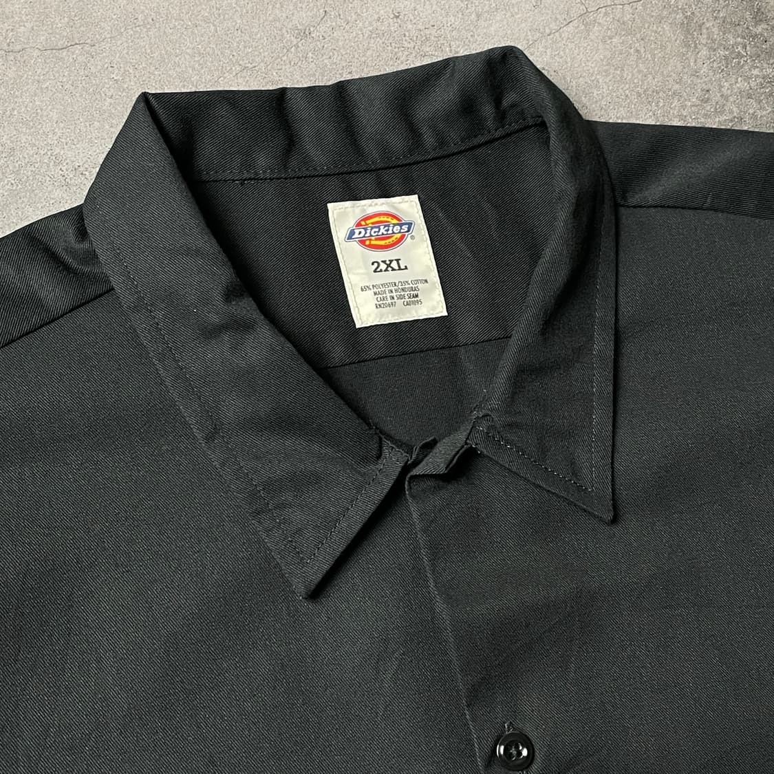 DICKIES 디키즈 빈티지 블랙 플랩포켓 반팔 워크셔츠 A01118 상품이미지2