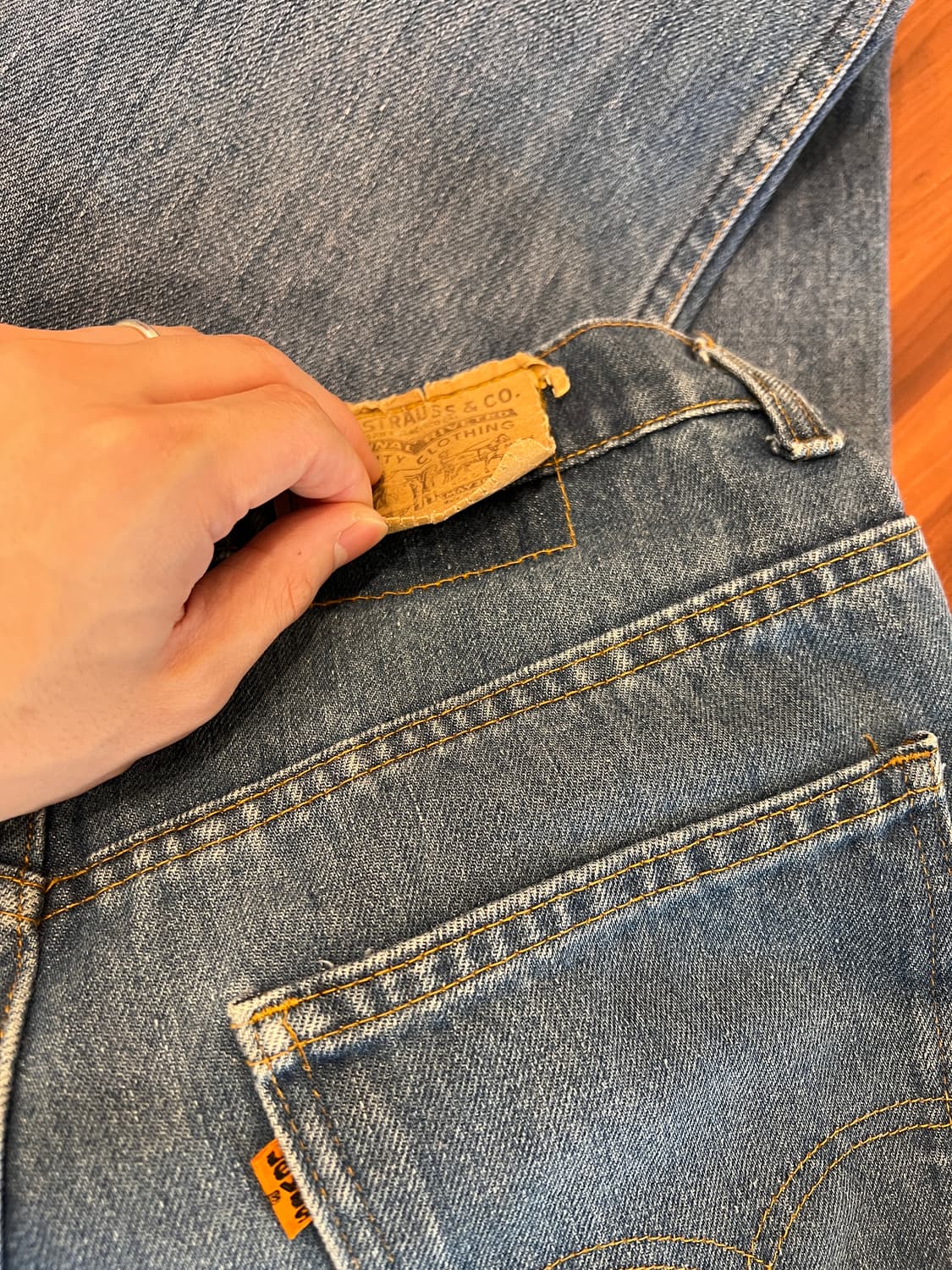 70s Levis 리바이스 517 부츠컷 데님 팬츠 (32inch) 상품이미지8