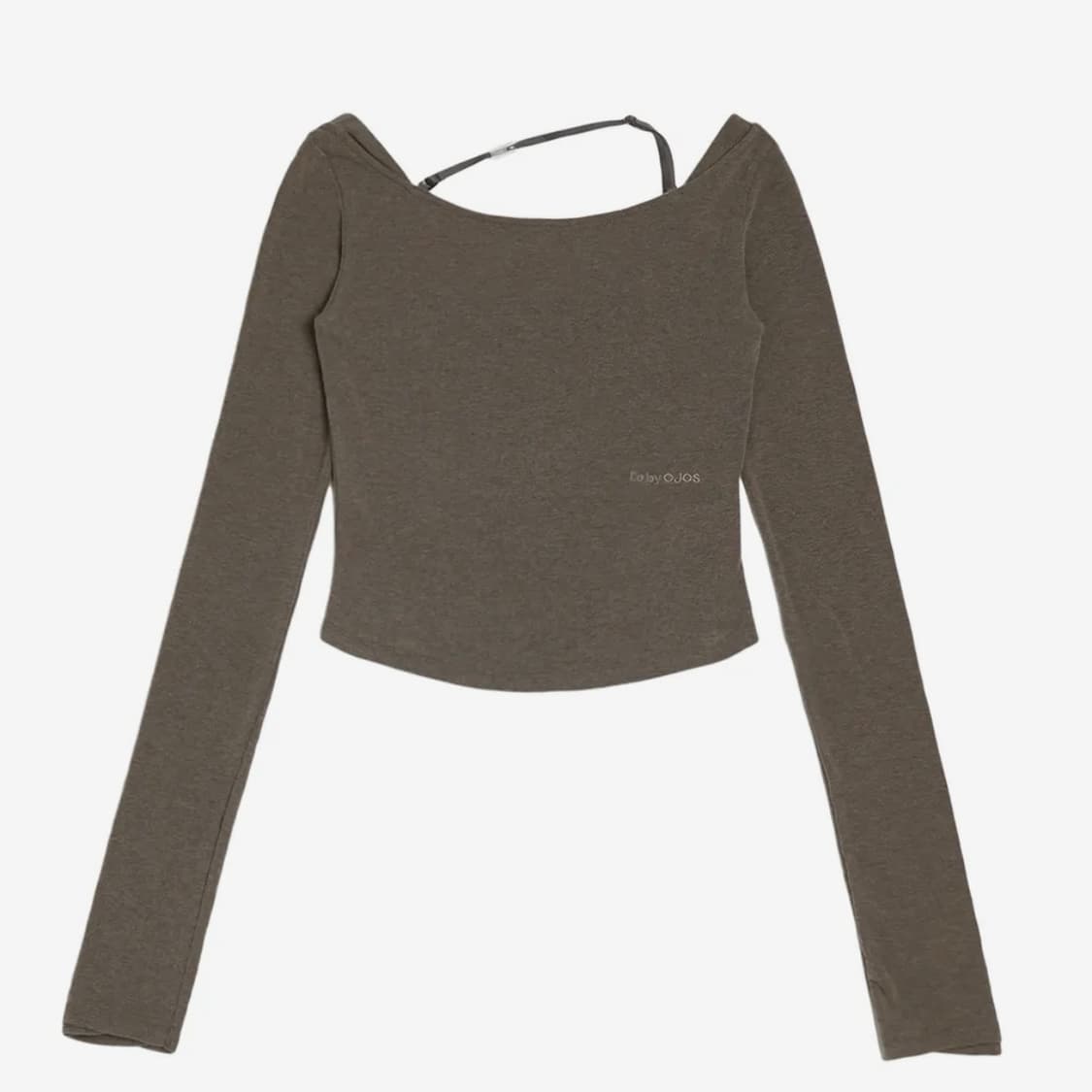 오호스 롱슬리브 티셔츠 브라운 i:e Fluid 상품이미지1