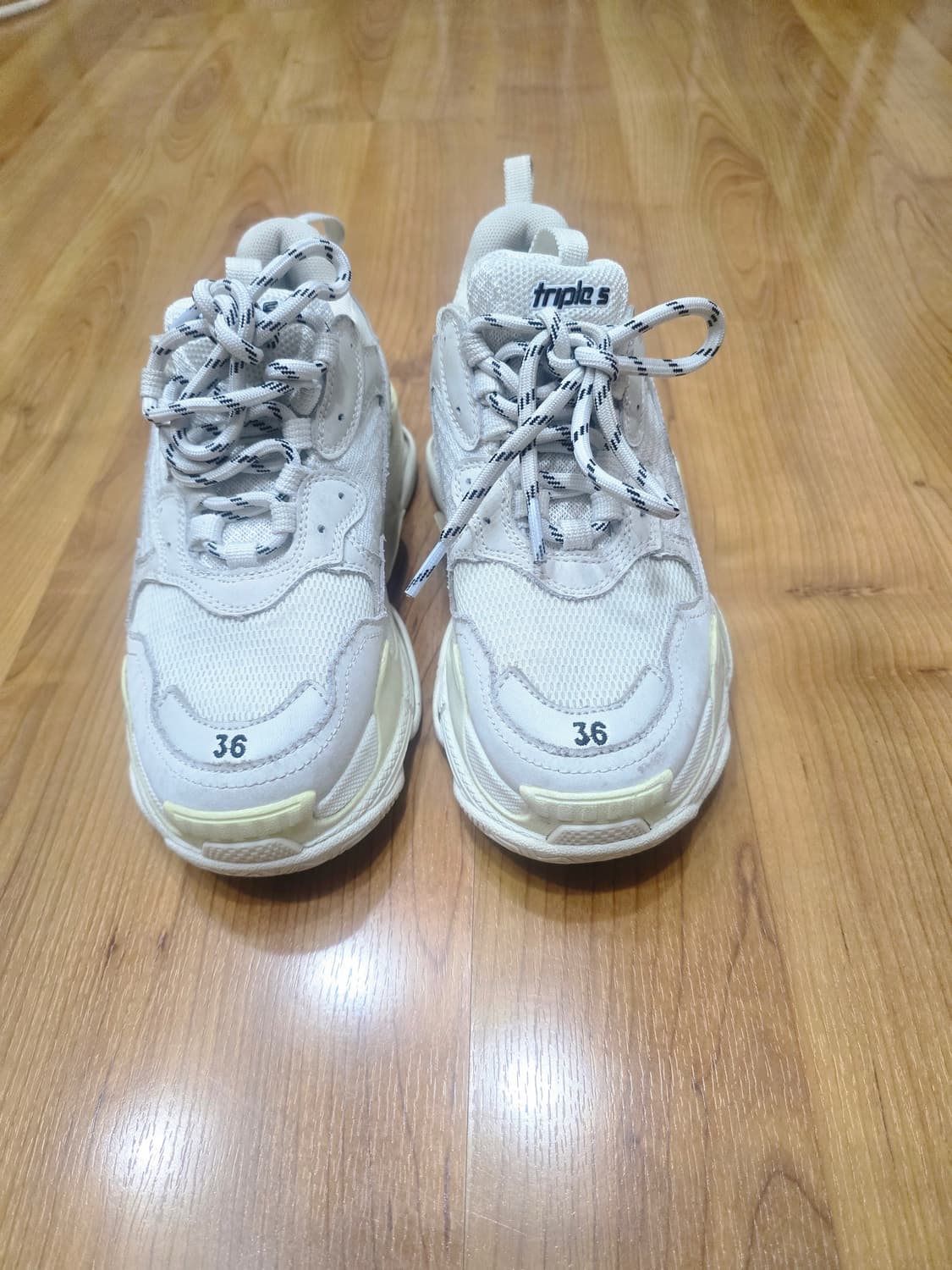 발렌시아가 트리플 S 아이보리 36 상품이미지4