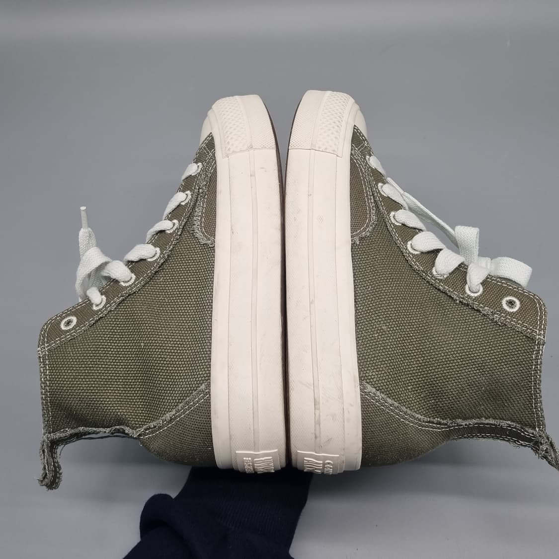 컨버스 척테일러 카키 여성플랫폼 240 상품이미지5