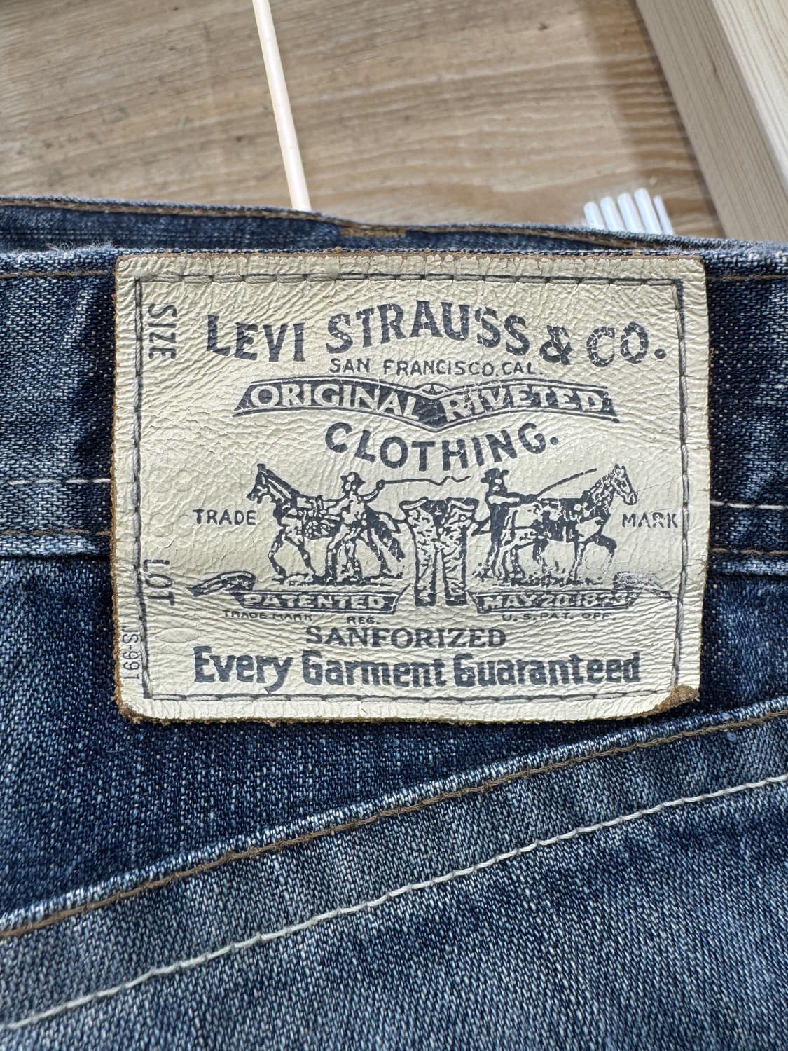 리바이스 워시드 데님 팬츠 상품이미지8