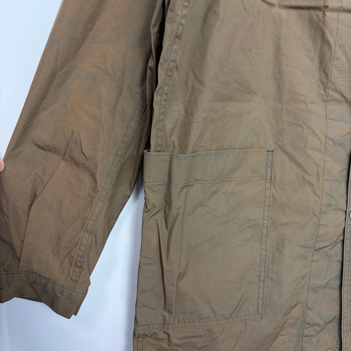 단톤 싱글 코튼 코트 상품이미지6