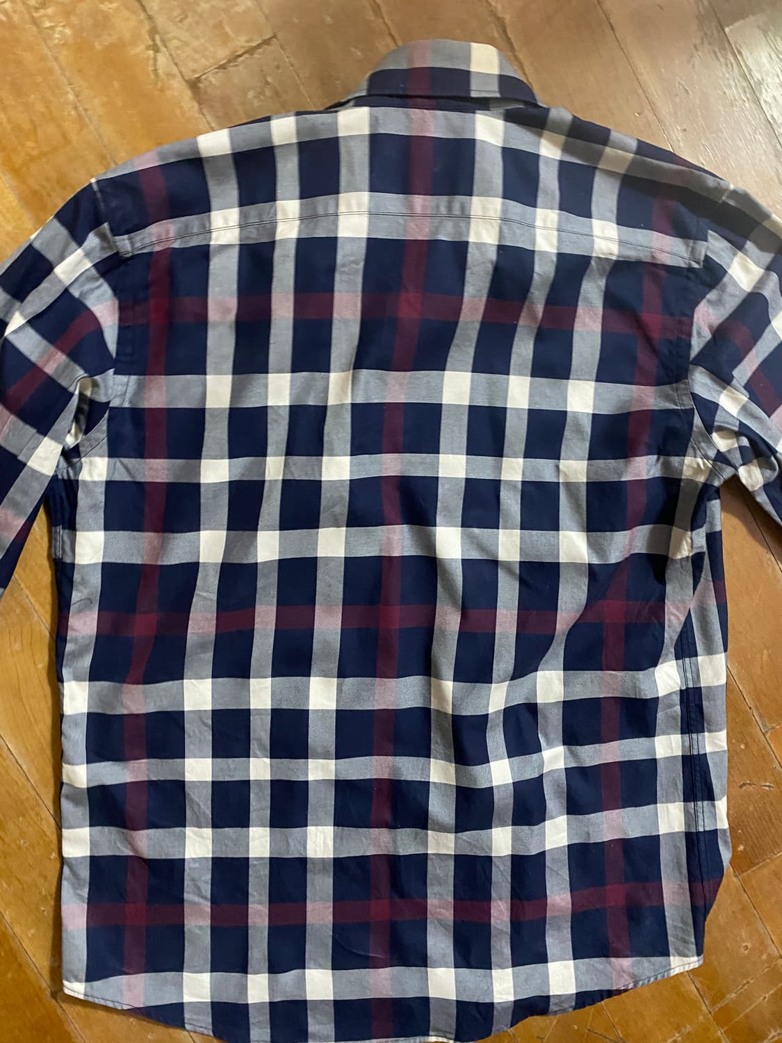 닥스 간절기 체크 남방 100 상품이미지4