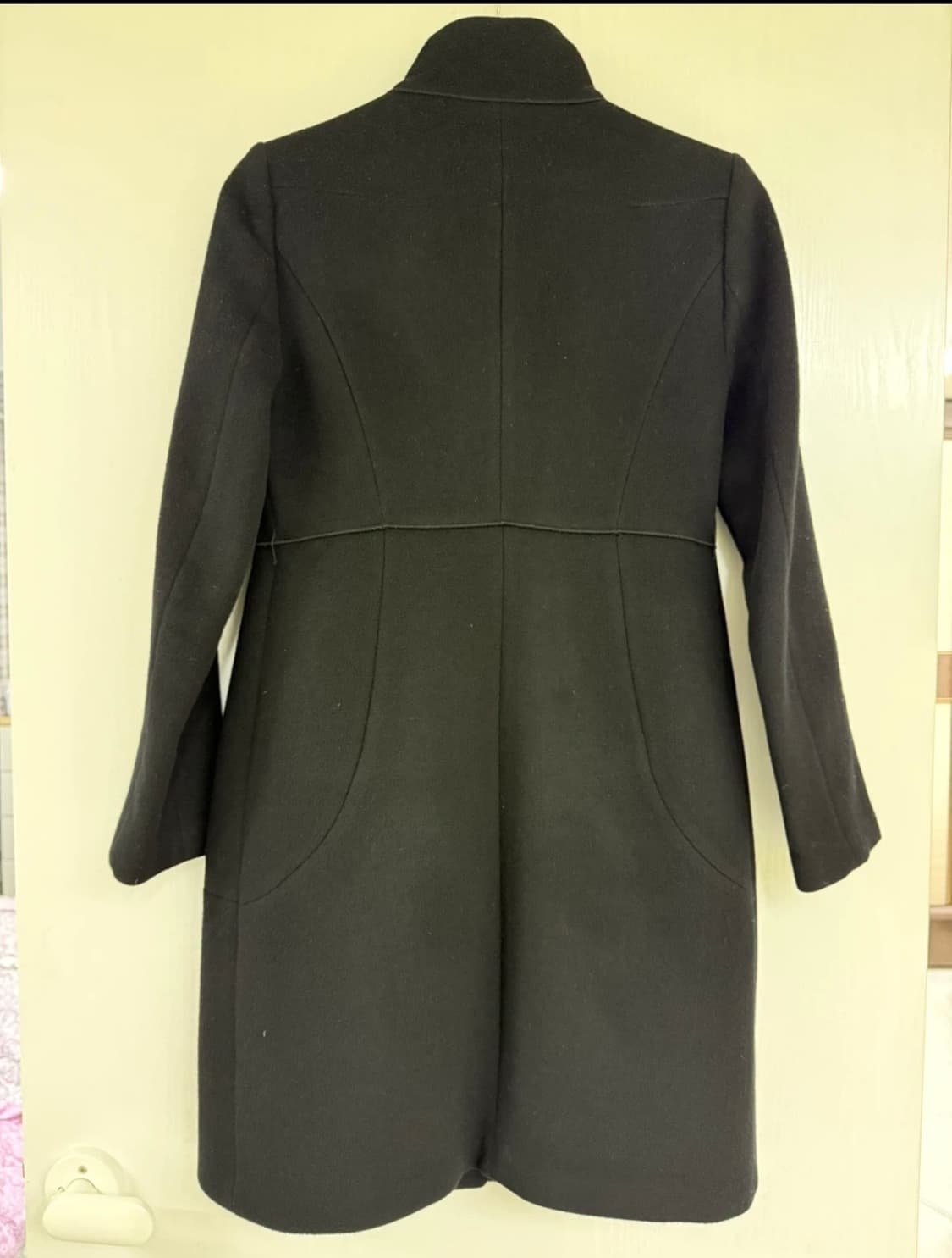 TNGT 블랙 모 코트 상품이미지2