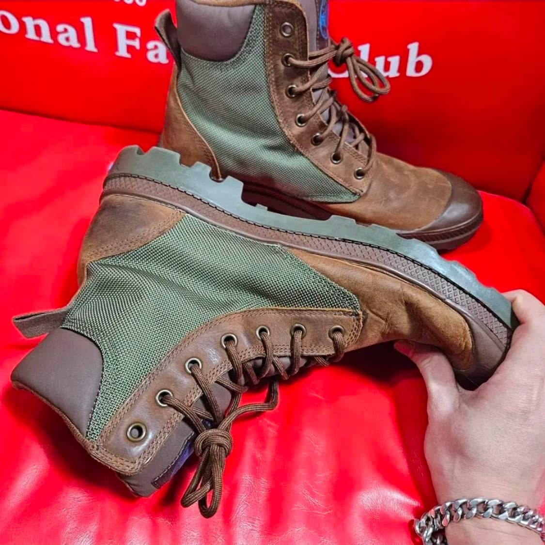 팔라디움(Palladium) 커프 레더 가죽 워커 부츠 상품이미지4