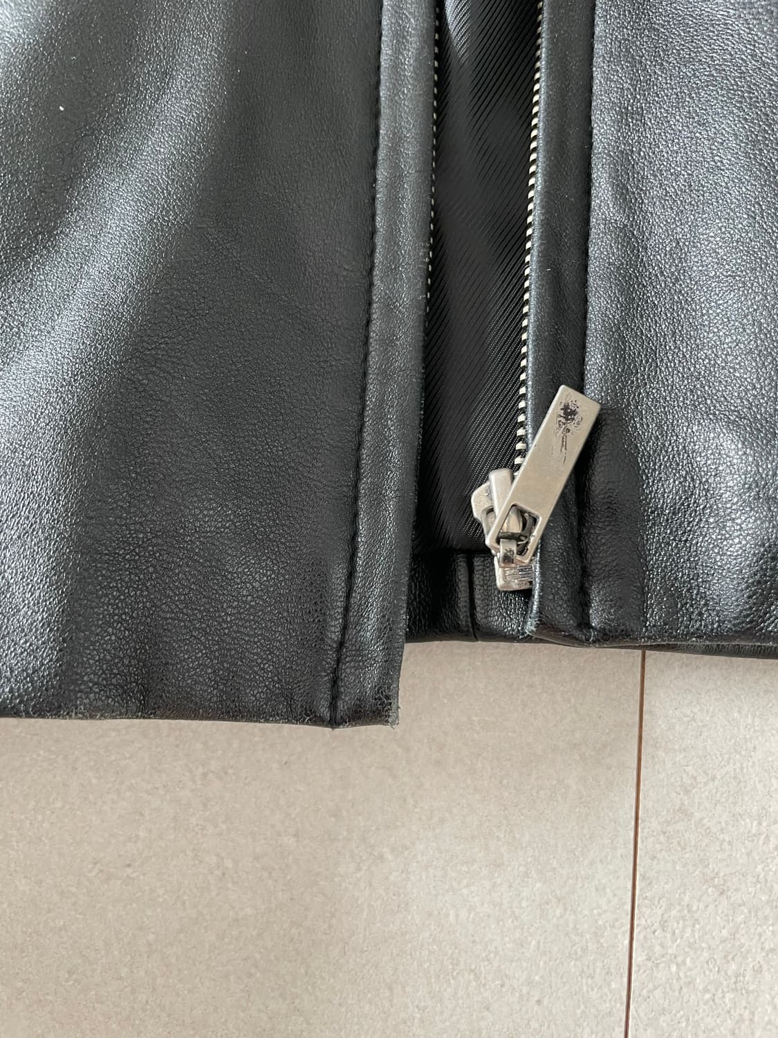 쁘레숑 빈티지 양가죽자켓  가죽자켓 상품이미지5