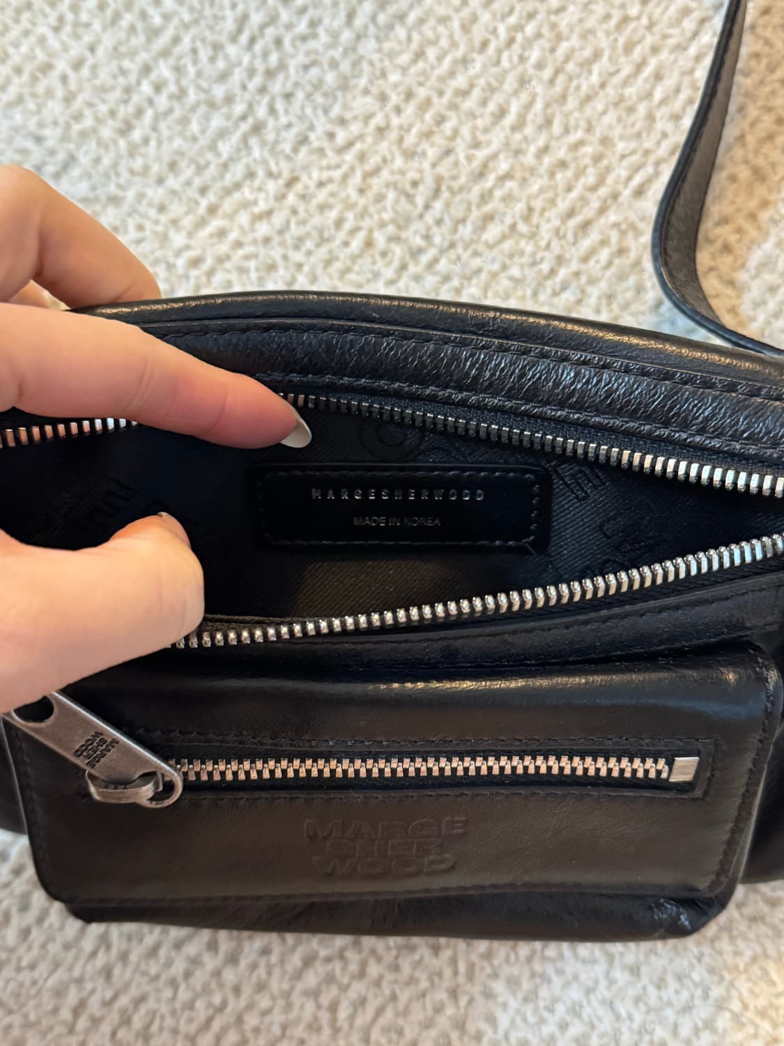 마지셔우드 벨트 미니 숄더백 상품이미지3