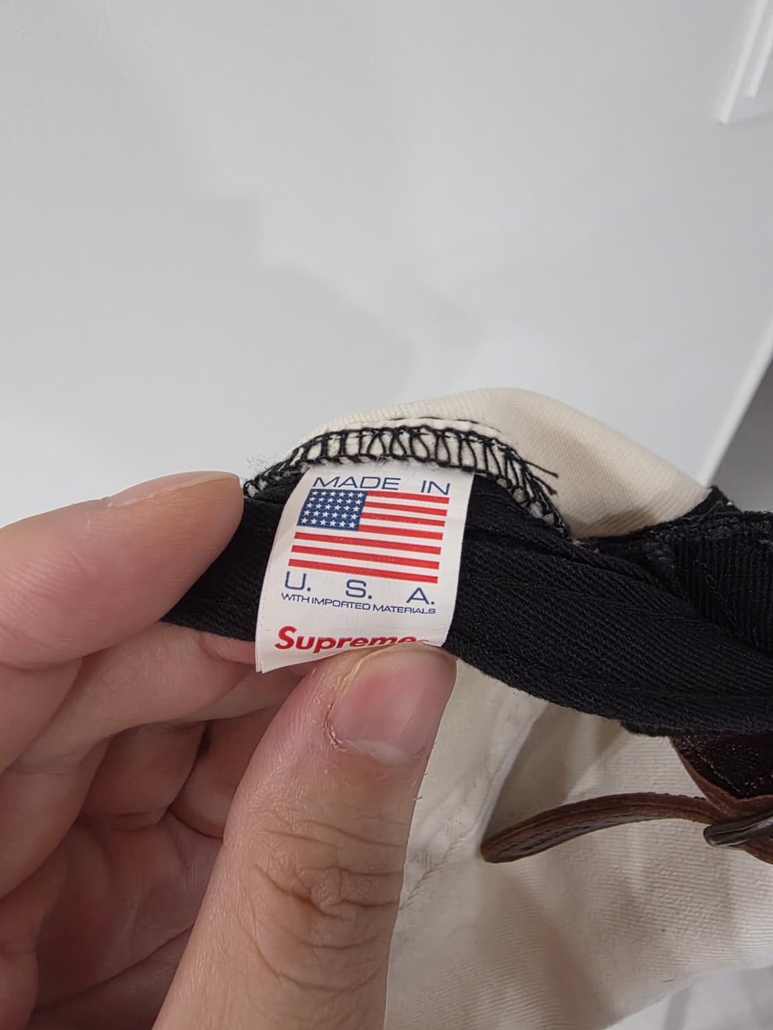 슈프림 워시드 치노 트윌 캠프캡 내츄럴 - 24SS 상품이미지6