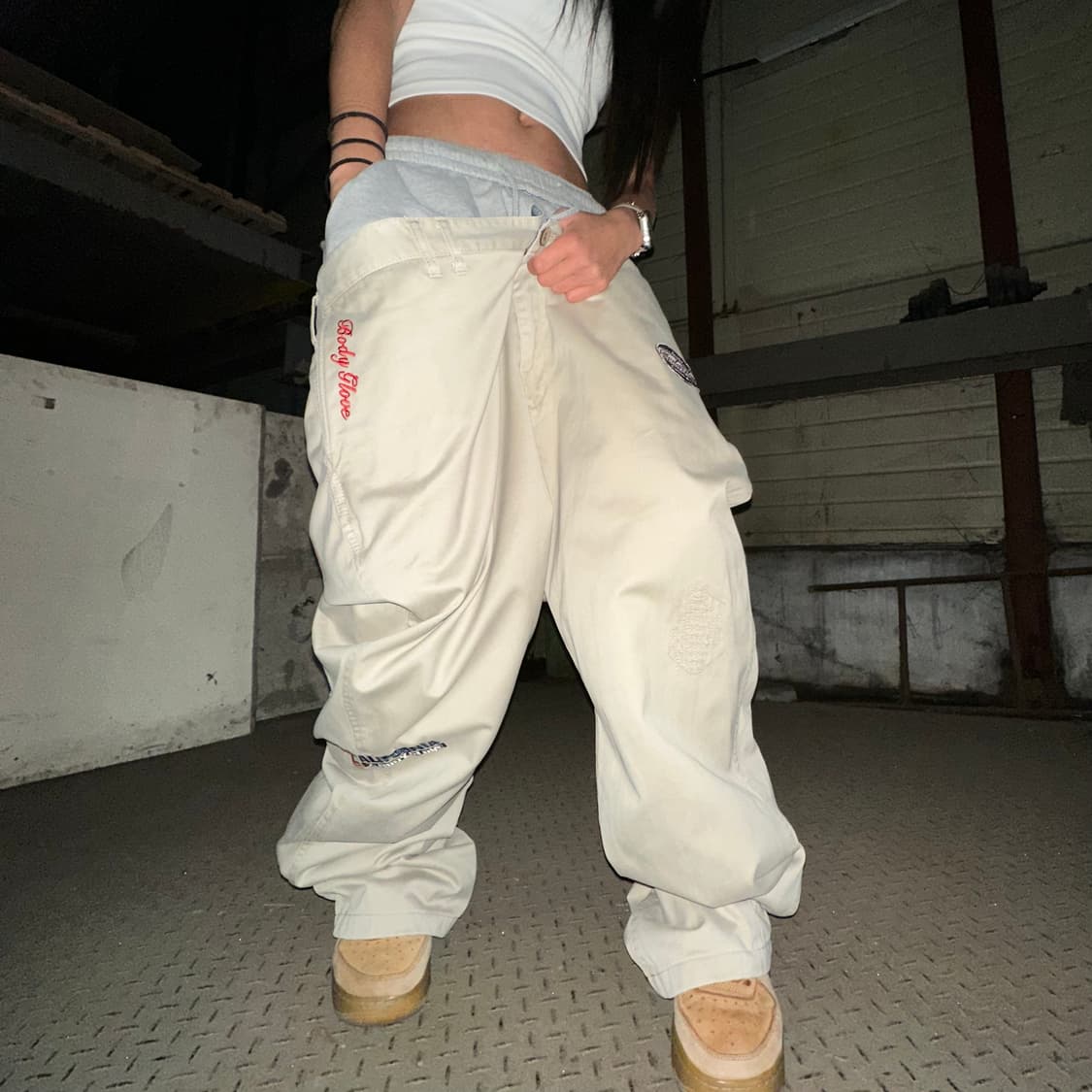 Body glove wide patch pants 상품이미지2