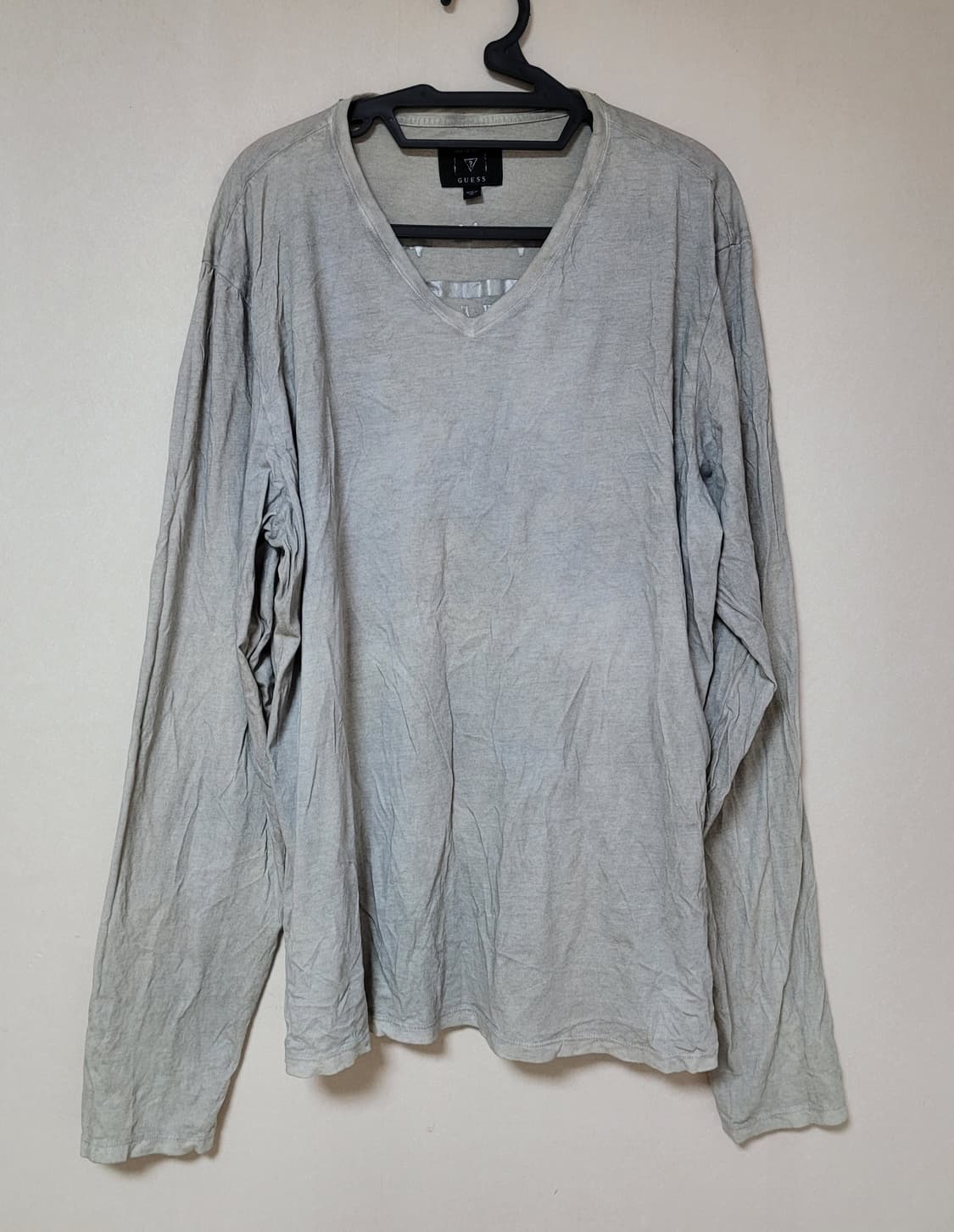 게스 프린팅 긴팔 티셔츠 xl 상품이미지3