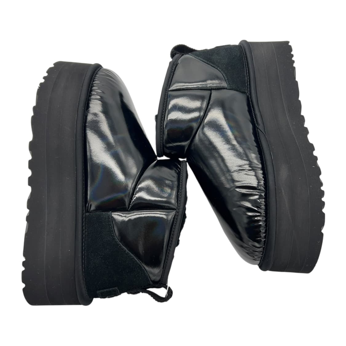 240 W 어그 울트라 미니 플랫폼 하이 샤인 블랙 상품이미지2