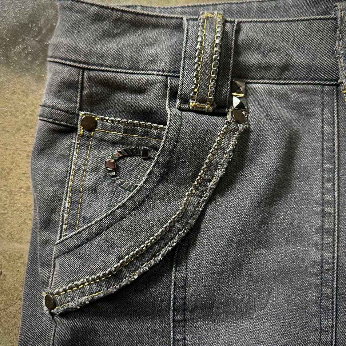 patchworked flared jeans (MPH) 상품이미지3
