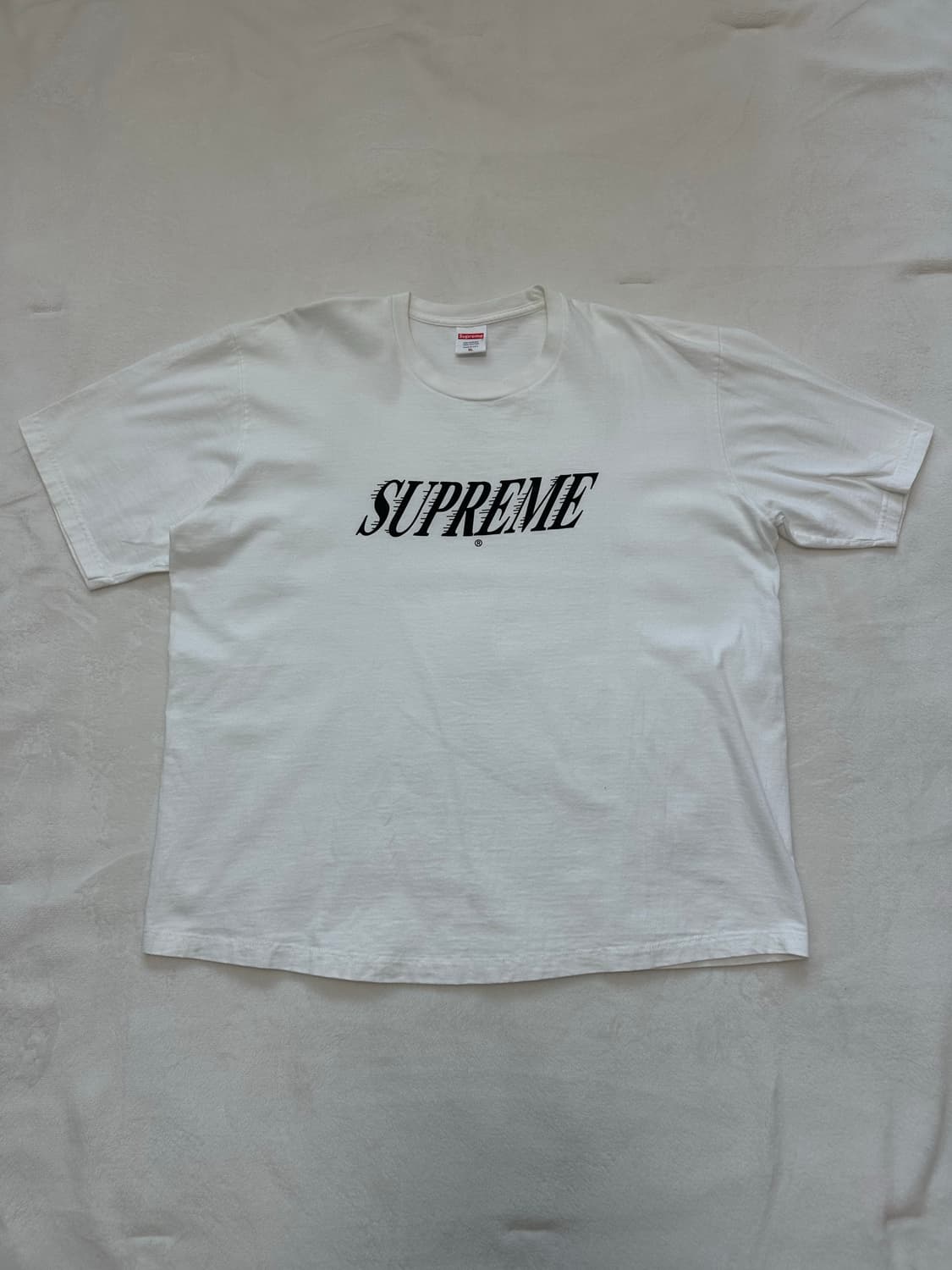 슈프림 슬랩 샷 티셔츠 화이트 - 22FW 상품이미지1