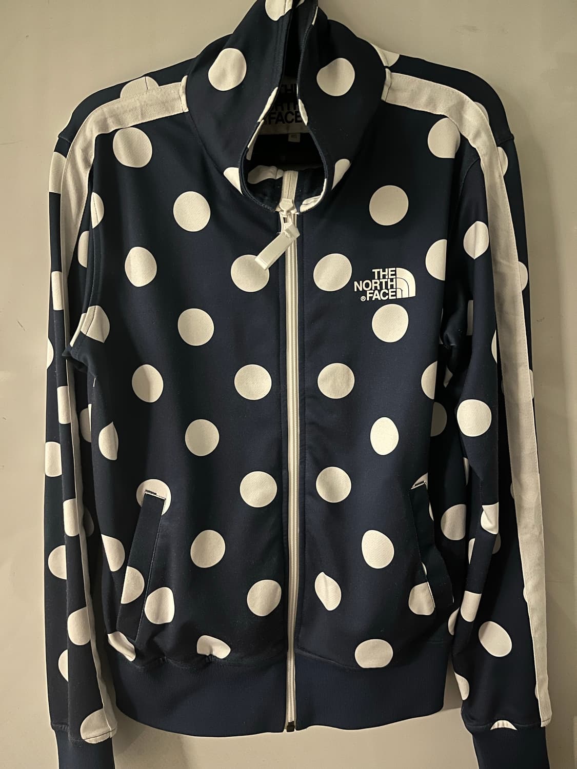 노스페이스 네이비 도트 땡땡이 져지 상품이미지1