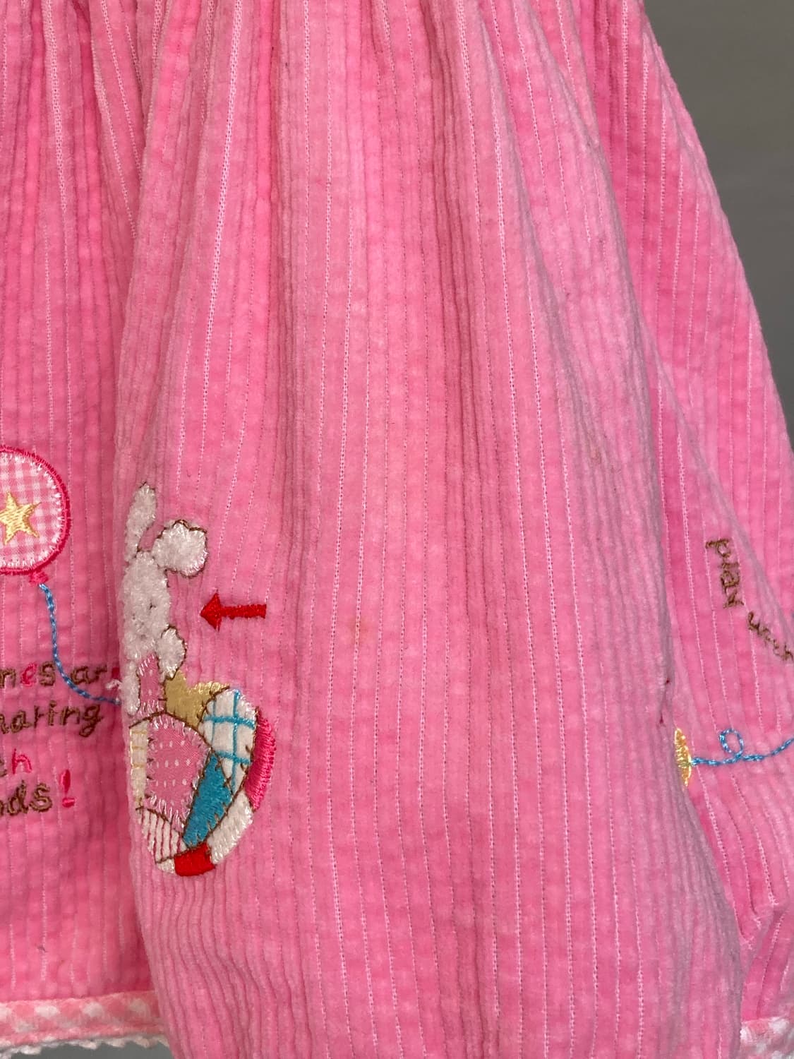 *KIDS* 핑크 골지 자수 원피스 상품이미지9