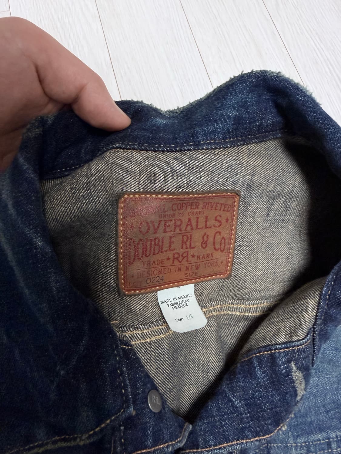 RRL 웨스트뷰 데님 트러커 L 상품이미지2