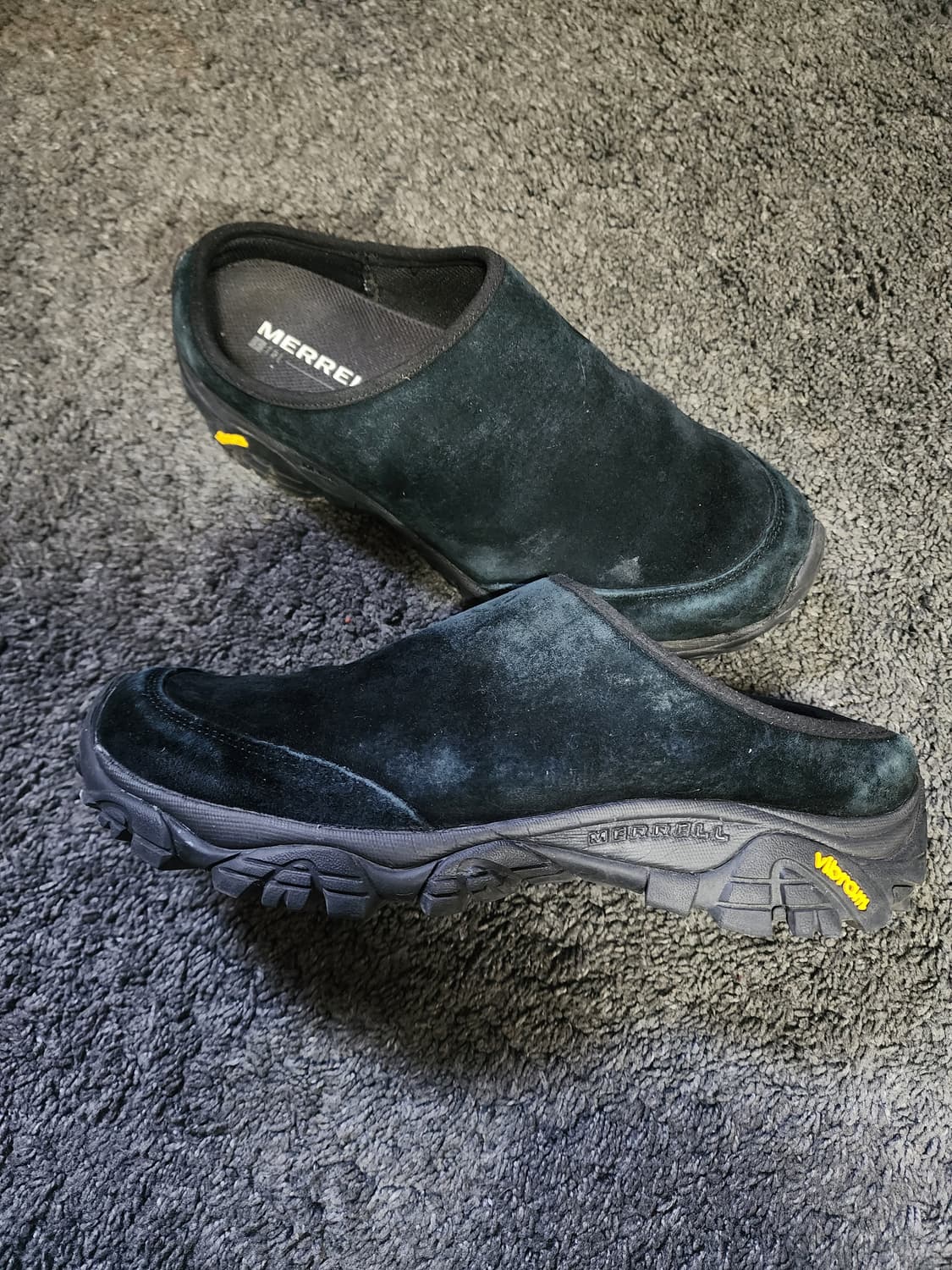 머렐 블랙 스웨이드슬라이드 뮬 비브람창   상품이미지1