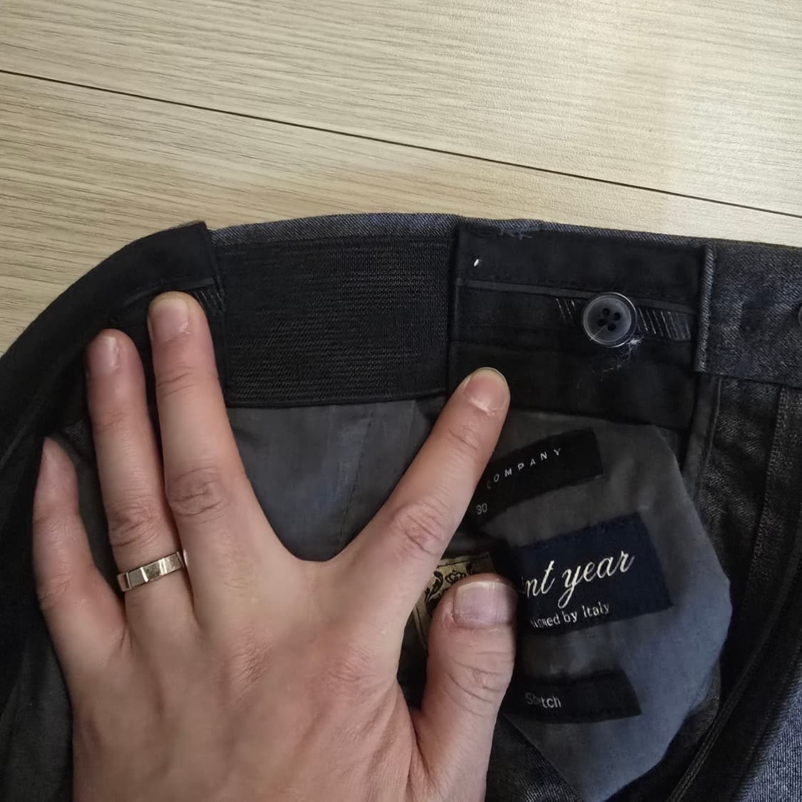 더니트컴퍼니 이태리원단 세미와이드 슬렉스 30 상품이미지4