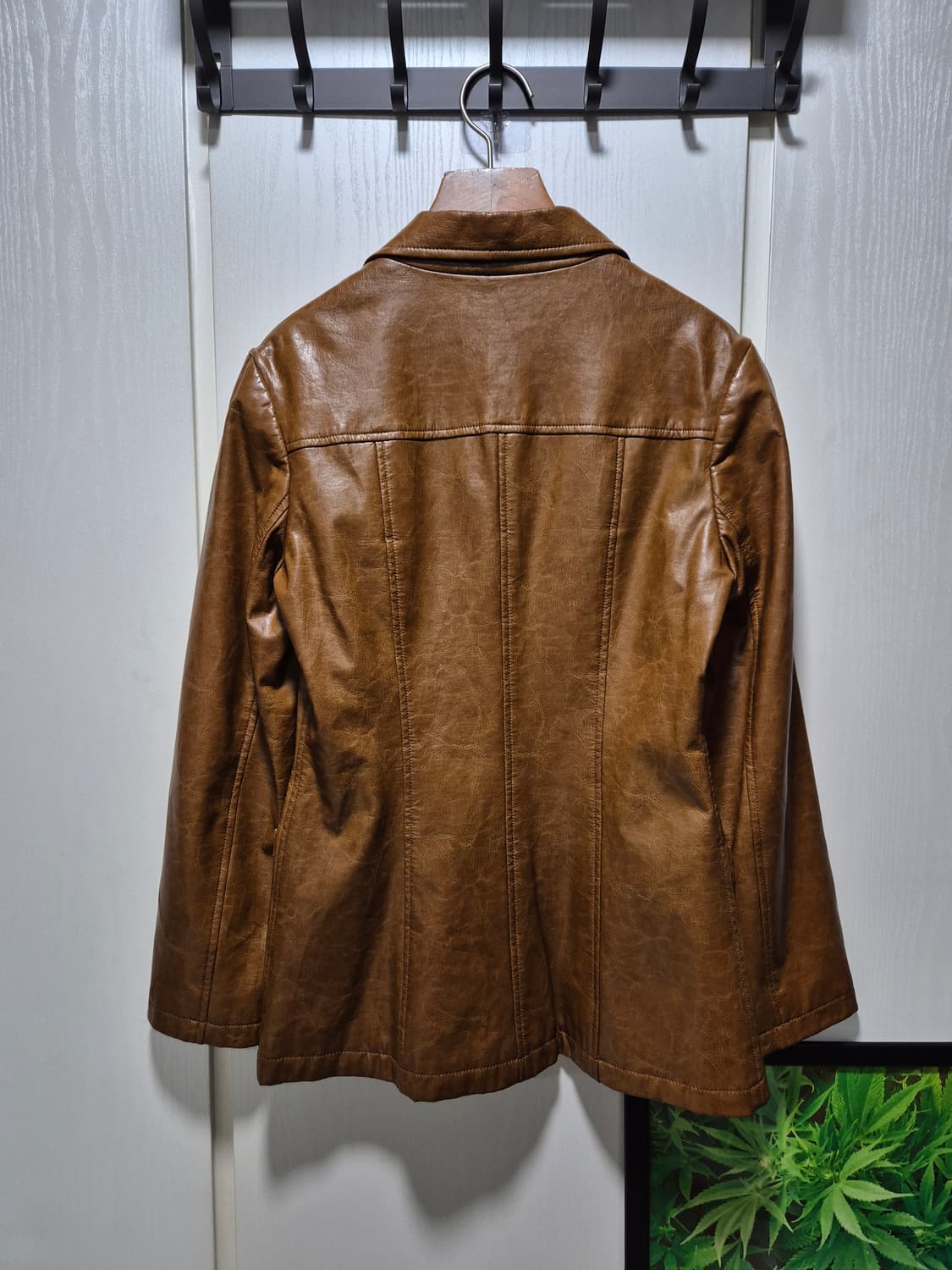 JPN 빈티지 브라운 가죽 자켓 상품이미지10