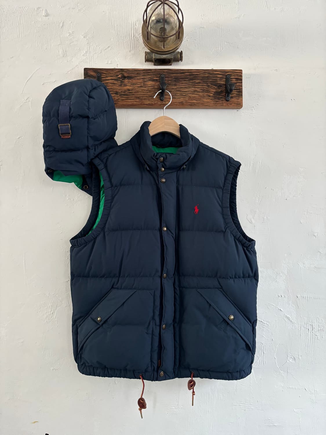 Polo 폴로 랄프로렌 신형 네이비컬러 덕다운 패딩 베스트 상품이미지2