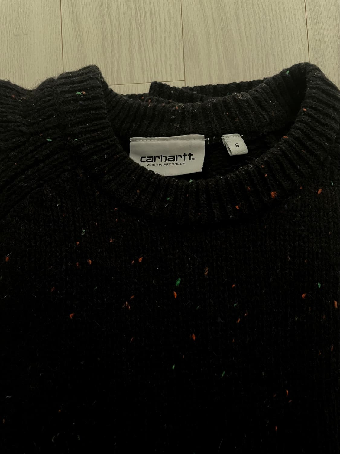 칼하트윕 니트 블랙 (S) 상품이미지5