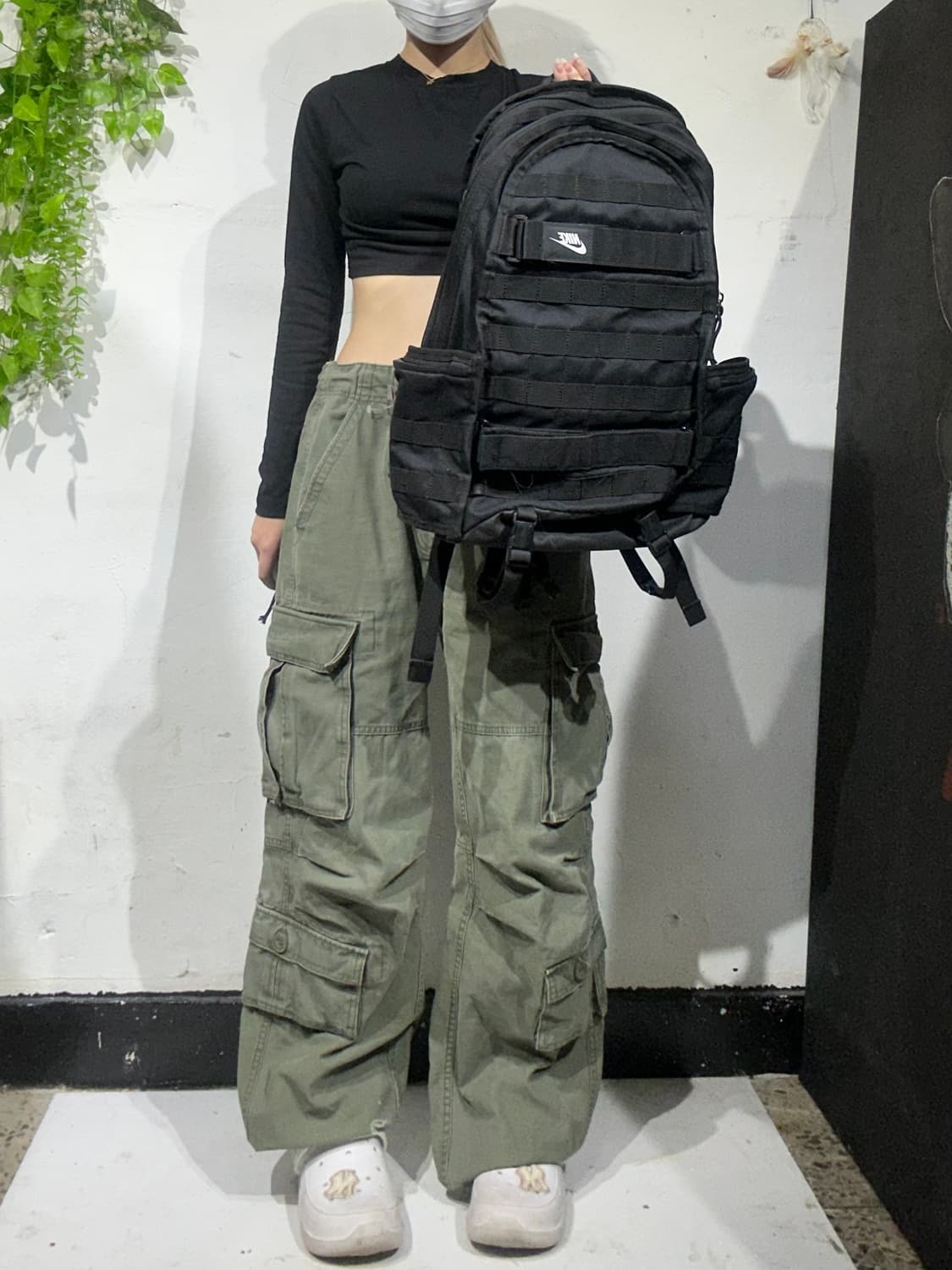 나이키 블랙 스케이트 보드 백팩 가방  상품이미지2